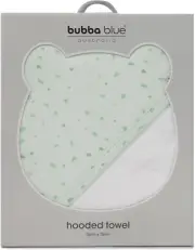 Everyday Essentials Baby/Infant Hooded Towel Terrazzo Mint 75X75Cm