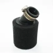 BLACK 28mm Angle Bent Foam Air Filter Pod Cleaner PIT Quad Dirt Bike ATV Buggy