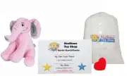 Make Your Own Stuffed Animal Mini 8 Inch Pinky the Elephant Kit - No Sewing Requ