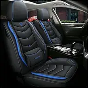 Universal Car Seat Cover for Vauxhall Crossland/Grandland X/Insignia/Insignia Country Tourer, Leather 5Seat Protector - Blue