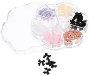 PAMINGONO 1 Box Nail Art Accessories Manicure Bow-tie Nail Charms Manicures Patch Girl Manicure Ornaments Manicure Decorations Nail Ornament Nail 3D Nail Jewelry Decor