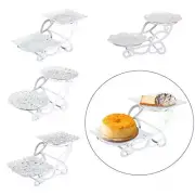 Cake Stand, Dessert Serving Plate White Bakeware Desktop Serving Tray Display
