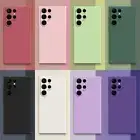 Case For Samsung S23 S22 S24 Ultra S21 A54 A14 A53 A52 Shockproof Silicone Cover