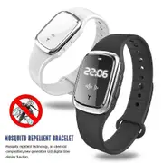 Moskito Pro Bracelet Moskito Pro Watch USB Rechargeable Waterproof Bracelet Tw BWhiteWith time display