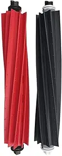 [HMHAMA] Replacement Rubber Main Brush Multi-Surface Detachable Roller Brush for Roborock S8/S8 Pro Ultra Robot Vacuum Cleaner, 2 Pack