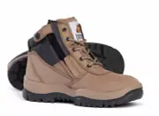 Mongrel 961060 non-safety shoes non-steel Toe ZipSider Men Work Boots in Stone