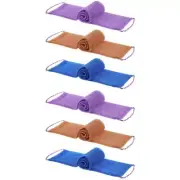 2 PCS Bath Towel Ball Exfoliating Back Scrubber Body Exfoliator Travel