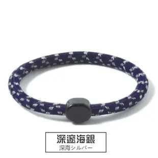 日本製強導電纖維防靜電手環 (抗靜電 防靜電 手環 日本製手環) M 深邃海銀