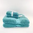 Hotel 2 Bath 2 Hand Washcloth Green TOWEL SET 0f 4 New