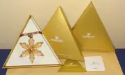 SWAROVSKI 2015 SCS GOLDTONE ORNAMENT-NEW
