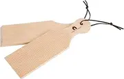 Farm to Table 48780 Natural Wood Butter Paddles, Set of 2, Beechwood
