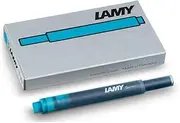 Lamy Turquoise T10 Fountain Pen Ink Refills (4 PACK, Turquoise)