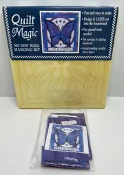 QUILT MAGIC-Butterfly Quilt Magic Kit 12"x12" #125 Butterfly-Sealed-NEW