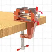1PCS Upgraded Mini Aluminum Alloy Bench Table Clamp-on Vise Clamp Fixed Tool for Woodworking / Metalworking / Cutting Co
