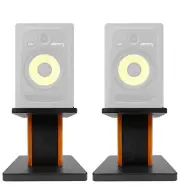 Rockville 8” Wood Studio Monitor Speaker Stands For KRK ROKIT 8 G3 Monitors