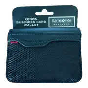 Samsonite Xenon Business Business Card Wallet-3”D x 4.21”W x 0.5”H Black-NEW
