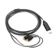 Portable Extension Cable MMCX USB Type-C Audio Cord for Shure SE215 SE315 SE535