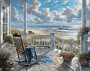 Jazcimdo Paint by Numbers Adults, Paint by Numbers Canvas Landscape, DIY Hand Painted Oil Painting Kit for Beginners and Adults for Home Decoration and Gifts, Without Frame, 40 x 50 cm