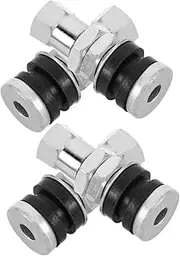 Metal Valve Stem Kit for Vehicle Tires Leakproof Air Valve Stem Replacement Kit for Car Motorcycle
