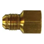 10239 Adapter, 1/2 in Male Flared x 1/4 in FNPTF, Brass (3 Pack)