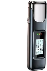 Alcohol Breathalyzer, Alcohol Detector, High Precision Alcohol Tester, Alcohol Checker, Digital LCD Display Drinking Detector USB Rechargeable Portable Design Hands-Off Use Enhances Safety Versatile