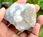 APOPHYLLITE ON CHALCEDONY CRYSTALS MINERALS SPECIMEN A1
