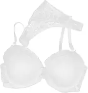 [WOFASHPURET] Ladies Bras Lace Bralette Underwear Lace Bras Push up Bra Pink