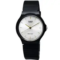 在飛比找森森購物網優惠-【CASIO】 超輕薄感數字錶-銀面白金字 (MQ-24-7