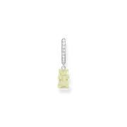 Buy Single hoop earring with white goldbear pendant & zirconia by Thomas Sabo online - THOMAS SABO Australia