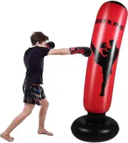 Punch Bag for kids,boxing bag for kids, Free Standing Boxing Bag for Immediate Bounce Back Heavy Punching Bag for Practicing Karate,De-Stress Boxing B