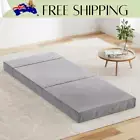 Giselle Bedding Foldable Mattress Folding Foam Mattresses Bed Mat Single Grey