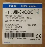 EATON CUTLER HAMMER AN14GN0BE008 220/240V Size 2 AN14GN0 Starter 1.6-8A Overload