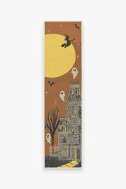 75' x 305' | Machine Washable Runner Rug | Kid & Pet Friendly | Indoor Rug | Fright Night Flatwoven Rug | Ruggable