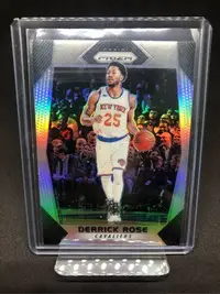 在飛比找Yahoo!奇摩拍賣優惠-Derrick Rose 2017-18 Prizm sil