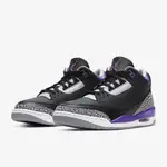 DSY-AIR JORDAN 3 COURT PURPLE 爆裂紋 黑紫橙 籃球鞋 AJ3 男款 CT8532-050