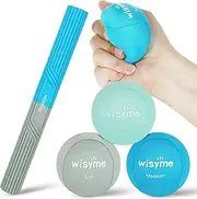 3Pack Stress Balls for Adults & Twist Hand Exerciser Bars 1Pack, Hand Strengthening Grip Ball for Excercise, Hands Therapy & Stress Relief, Resistance Bar Relieves Tendonitis Pain
