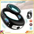 Couple Vibrating Penis Ring Cock Vibrator Male Clitoris Stimulator Adult Sex Toy