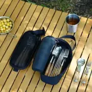 Tableware Storage Package Kitchen Ware Storage Bag for Cooking Hiking Travel
