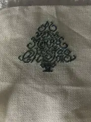 Embroidered Christmas Items Unique One Of A Kind