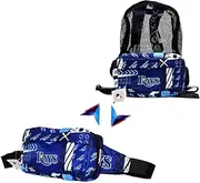 Pro Specialties Group Tampa Bay Baseball Transformer Bag TM1853 - Clear Stadium Bag Adult (street series) 2 Bags in 1