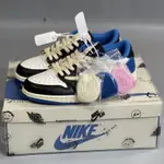 耐吉 NIKE AIR JORDAN 1 LOW X TRAVIS SCOTT X 香水軍藍色高級少數