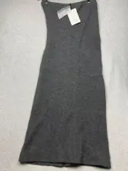 Zara Collection Womens Wool Tubetop Bodycon Dress L Modern Retro Mcm Minimalist