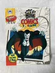 VINTAGE 1992 UNIVERSAL MONSTERS COMICS TO COLOR COLORING BOOK NOS DRACULA GOLDEN