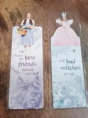 2 Wizard of Oz 1999 Paper House Bookmarks Dorothy & Glinda