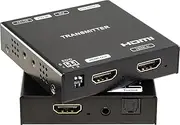 PRO2 HDC6M4K HDMI Over Single CAT6 Extender, Black