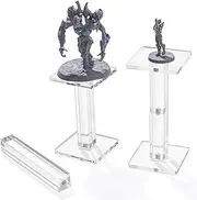 Kalami 2 Sets Flying Miniatures Magnetic Combat Riser for DND with 2" Base, 3D Single Flyer Riser for TTRPGS and Board Games