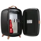 Vevor Mini Fridge, 6L Skincare Fridge with LED light and HD Mirror, AC/DC Makeup