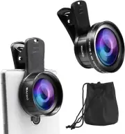 0.45x Ultra-Wide-Angle Macro Lens for Mobile Phones, SLR External Cameras