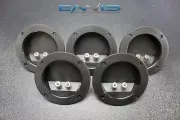 (5) PCS CIRCLE SPEAKER JACK NICKEL TERMINAL CUP SCREW SPEAKER SUBWOOFER BOX TCRB