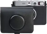 Camera Bag Retro Full Body Camera PU Leather Case Bag with Strap for FUJIFILM instax Mini Evo